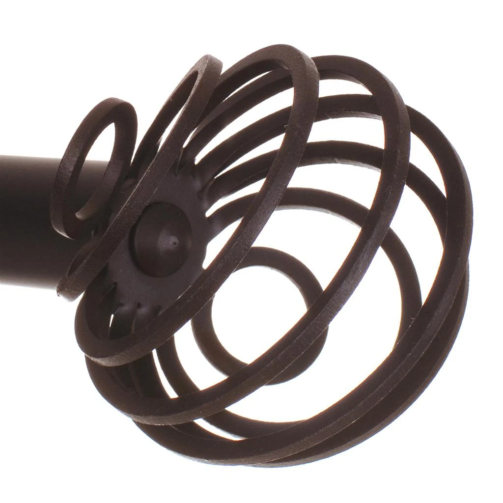 25mm Spiral Finial In Matt Black 5 25mm Spiral Finial In Matt Black - Image 3