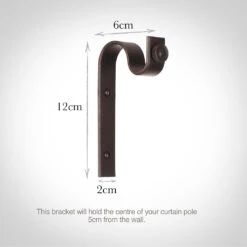 20mm Chapel Standard Bracket In Beeswax 8 20mm Chapel Standard Bracket In Beeswax -Curtains & Poles Sales 6067bw 13