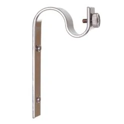 20mm Chapel Standard Bracket In Mercury 10 20mm Chapel Standard Bracket In Mercury -Curtains & Poles Sales 6067me 2