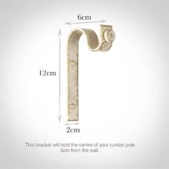 20mm Chapel Standard Bracket In Old Ivory 9 20mm Chapel Standard Bracket In Old Ivory -Curtains & Poles Sales 6067oi 13