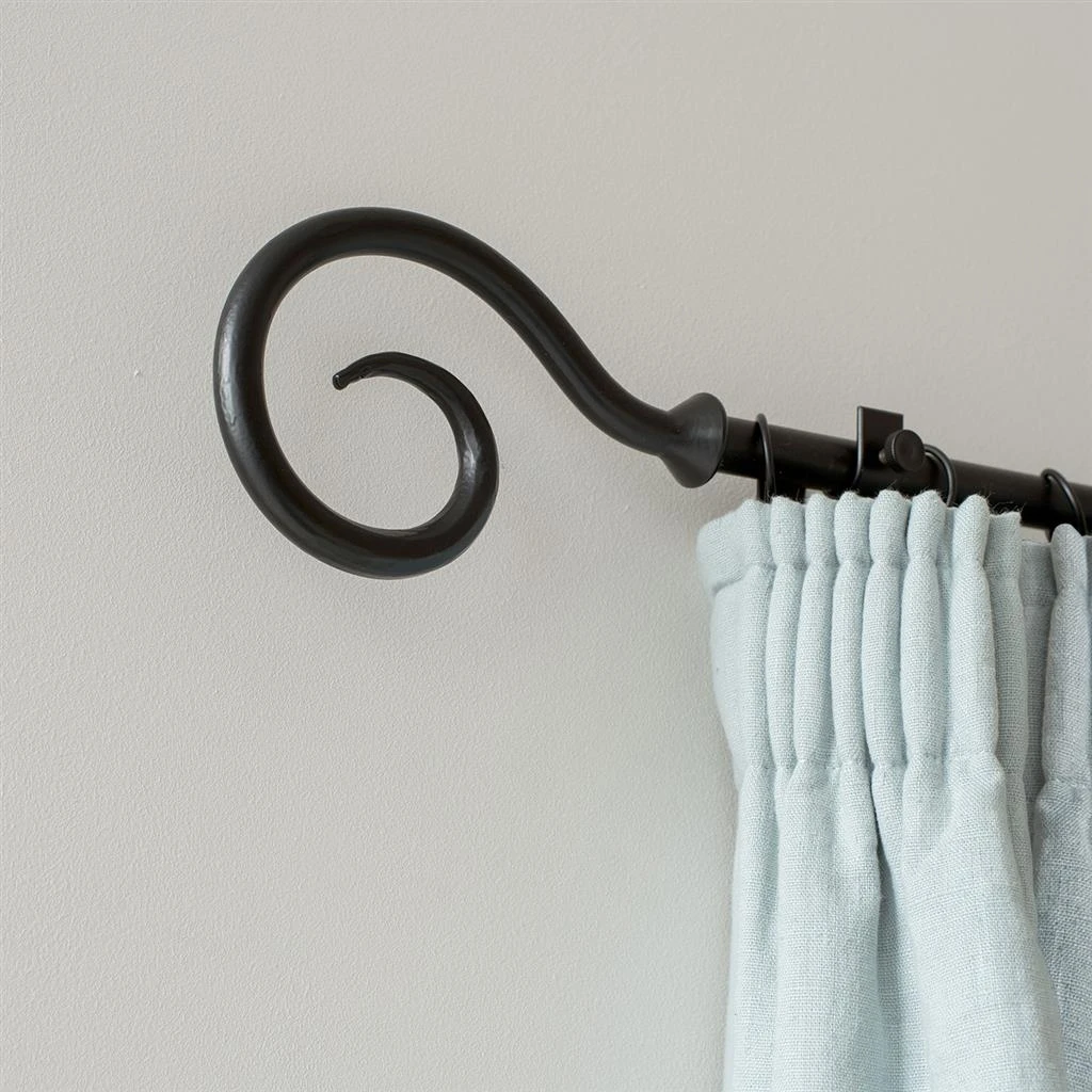 25mm Bishop's Crook Finial In Matt Black 7 25mm Bishop's Crook Finial In Matt Black - Image 5