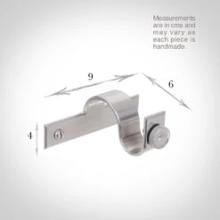 20mm Chapel Centre Bracket In Mercury 8 20mm Chapel Centre Bracket In Mercury -Curtains & Poles Sales 6071me 13