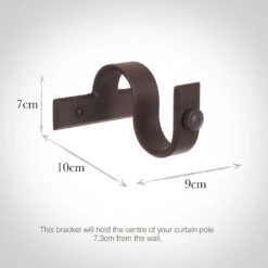 38mm Chapel Centre Bracket In Beeswax 8 38mm Chapel Centre Bracket In Beeswax -Curtains & Poles Sales 6073bw 13