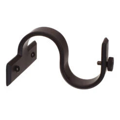 38mm Chapel Centre Bracket In Matt Black 10 38mm Chapel Centre Bracket In Matt Black -Curtains & Poles Sales 6073mb 20