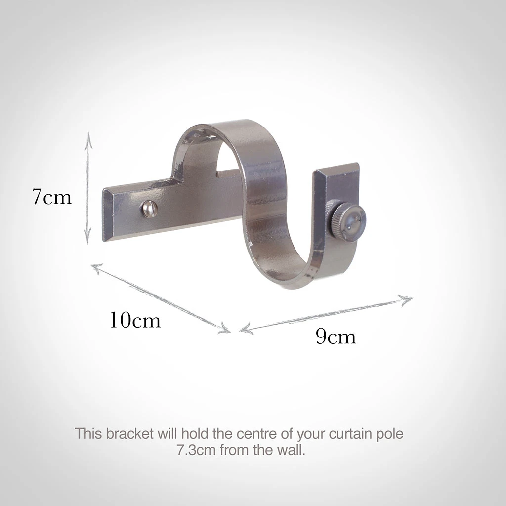 38mm Chapel Centre Bracket In Mercury 5 38mm Chapel Centre Bracket In Mercury - Image 3