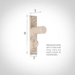 20mm Chapel Recess Bracket In Old Ivory 8 20mm Chapel Recess Bracket In Old Ivory -Curtains & Poles Sales 6075oi 13