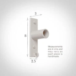 25mm Chapel Recess Bracket In Clay 8 25mm Chapel Recess Bracket In Clay -Curtains & Poles Sales 6076cl 13