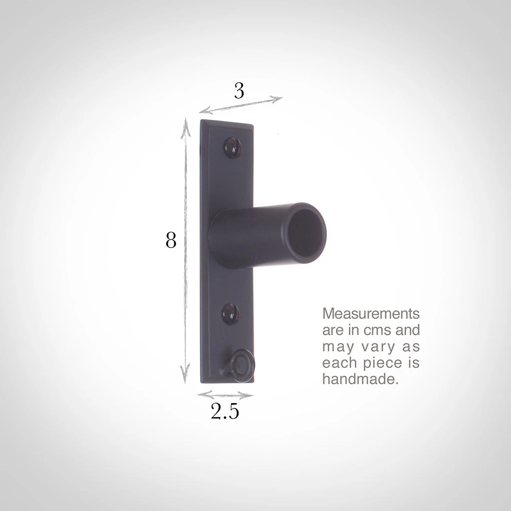 25mm Chapel Recess Bracket In Matt Black 5 25mm Chapel Recess Bracket In Matt Black - Image 3