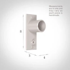 38mm Chapel Recess Bracket In Clay -Curtains & Poles Sales 6077cl 13