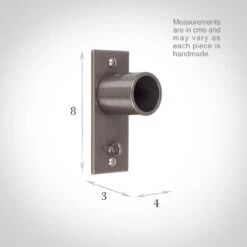 38mm Chapel Recess Bracket In Polished -Curtains & Poles Sales 6077po 13