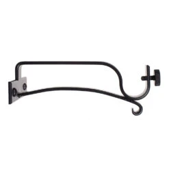 20mm Chapel Extended Centre Bracket In Matt Black 10 20mm Chapel Extended Centre Bracket In Matt Black -Curtains & Poles Sales 6079MB 20