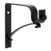 25mm Chapel Extended Standard Bracket In Matt Black -Curtains & Poles Sales 6080MB 11