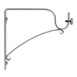 25mm Chapel Extended Standard Bracket In Mercury -Curtains & Poles Sales 6080ME 20