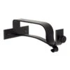 25mm Chapel Extended Centre Bracket In Matt Black -Curtains & Poles Sales 6081MB 11