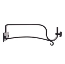 25mm Chapel Extended Centre Bracket In Matt Black -Curtains & Poles Sales 6081MB 20