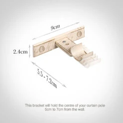 20mm Chapel, Passing Bracket, Old Ivory 8 20mm Chapel, Passing Bracket, Old Ivory -Curtains & Poles Sales 6090oi 13