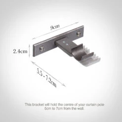 20mm Chapel Passing Bracket, Polished 8 20mm Chapel Passing Bracket, Polished -Curtains & Poles Sales 6090po 13