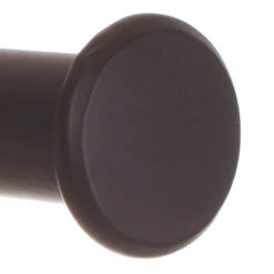 20mm Button Finial In Matt Black 9 20mm Button Finial In Matt Black -Curtains & Poles Sales 620mb 20