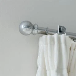 20mm Cannonball Finial In Mercury 7 20mm Cannonball Finial In Mercury -Curtains & Poles Sales 621me 12