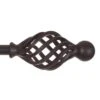 20mm Cage & Ball Finial In Beeswax -Curtains & Poles Sales 622bw 1