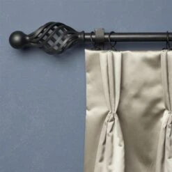 20mm Cage & Ball Finial In Beeswax -Curtains & Poles Sales 622bw 4