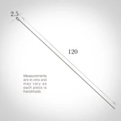 Fine Draw Rod In Polished -Curtains & Poles Sales 6250po 13