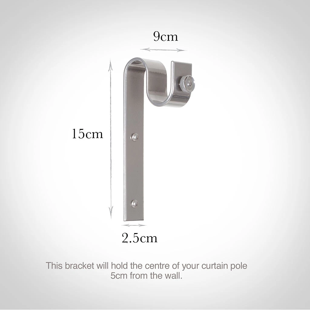 25mm Chapel Standard Bracket In Mercury 5 25mm Chapel Standard Bracket In Mercury - Image 3