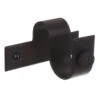 25mm Chapel Centre Bracket In Matt Black -Curtains & Poles Sales 6252mb 11
