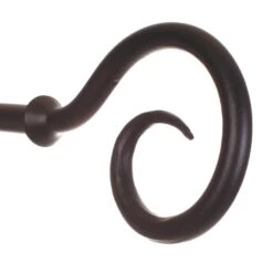 20mm Bishop's Crook Finial In Matt Black 9 20mm Bishop's Crook Finial In Matt Black -Curtains & Poles Sales 625mb 2