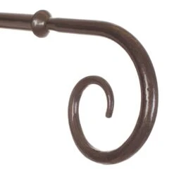 20mm Crook Finial In Polished -Curtains & Poles Sales 626po 2