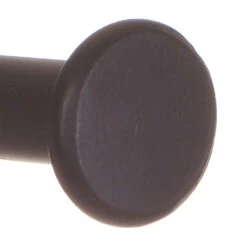 12mm Button Finial In Matt Black -Curtains & Poles Sales 628mb 20