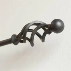 12mm Cage & Ball Finial In Beeswax -Curtains & Poles Sales 630bw 4