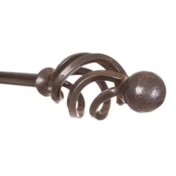 12mm Cage & Ball Finial In Polished -Curtains & Poles Sales 630po 2