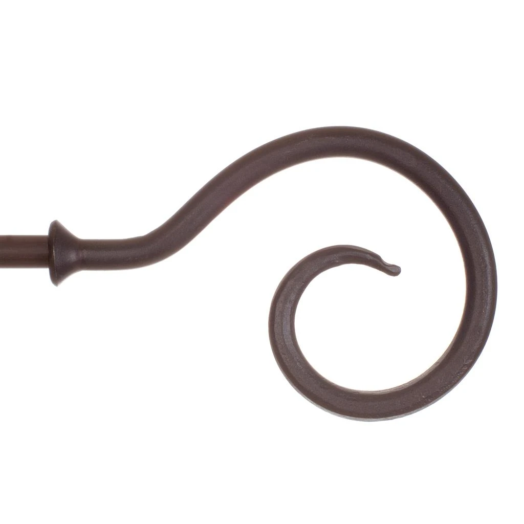 12mm Bishop's Crook Finial In Beeswax 3 12mm Bishop's Crook Finial In Beeswax