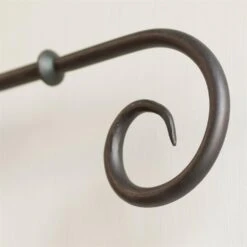 12mm Crook Finial In Beeswax -Curtains & Poles Sales 633bw 4