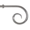 12mm Crook Finial In Mercury 2 12mm Crook Finial In Mercury -Curtains & Poles Sales 633me 1