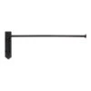 12mm Button Dormer Rod In Matt Black -Curtains & Poles Sales 636aamb 11