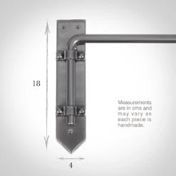 12mm Button Dormer Rod In Mercury -Curtains & Poles Sales 636aame 13