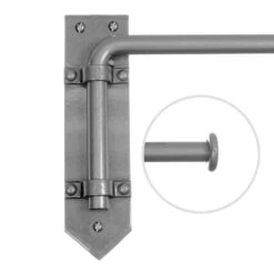 16mm Button Dormer Rod In Polished 9 16mm Button Dormer Rod In Polished -Curtains & Poles Sales 636apo 20