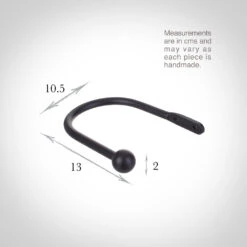 Small Cannonball Holdback In Matt Black 7 Small Cannonball Holdback In Matt Black -Curtains & Poles Sales 637bbmb 13