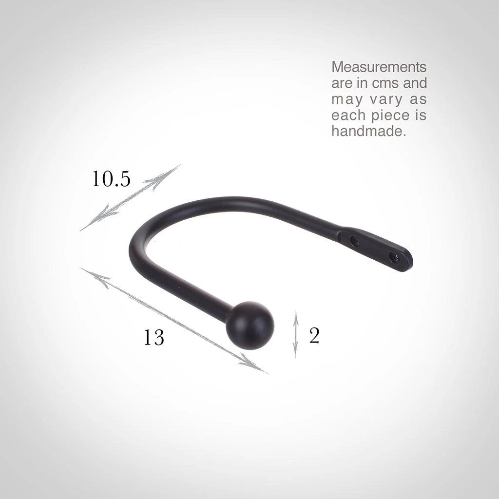 Small Cannonball Holdback In Matt Black 5 Small Cannonball Holdback In Matt Black - Image 3