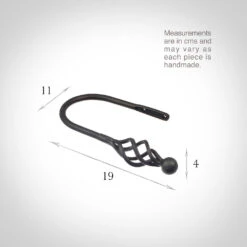 Small Cage & Ball Holdback In Beeswax -Curtains & Poles Sales 637ccbw 13