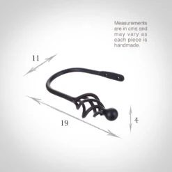 Small Cage & Ball Holdback In Matt Black 8 Small Cage & Ball Holdback In Matt Black -Curtains & Poles Sales 637ccmb 13