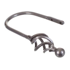 Small Cage & Ball Holdback In Polished