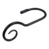 Large Bishop's Crook Holdback (Left Side) In Matt Black 1 Large Bishop's Crook Holdback (Left Side) In Matt Black -Curtains & Poles Sales 637flmb 11