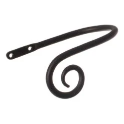 Small Crook Holdback (Left Side) In Matt Black