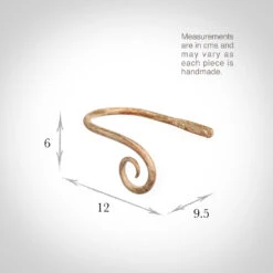 Small Crook Holdback (Right Side) In Old Ivory 7 Small Crook Holdback (Right Side) In Old Ivory -Curtains & Poles Sales 637ggoi 13