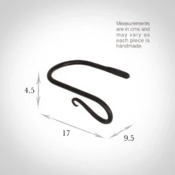 Small Shepherd's Crook Holdback (Right Side) In Beeswax 7 Small Shepherd's Crook Holdback (Right Side) In Beeswax -Curtains & Poles Sales 637jjbw 13