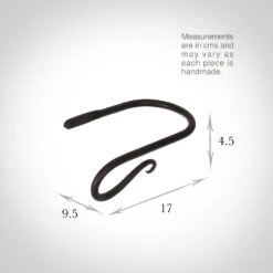 Small Shepherd's Crook Holdback (Left Side) In Beeswax -Curtains & Poles Sales 637jjlbw 13