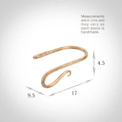 Small Shepherd's Crook Holdback (Left Side) In Old Ivory -Curtains & Poles Sales 637jjloi 13